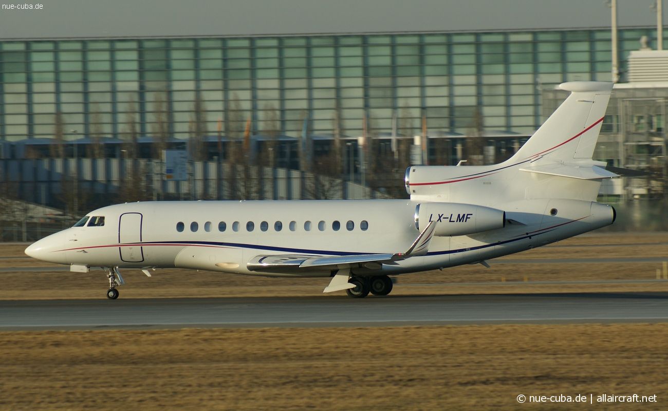 LX-LMF · Dassault Falcon 7X · (MUC / EDDM)