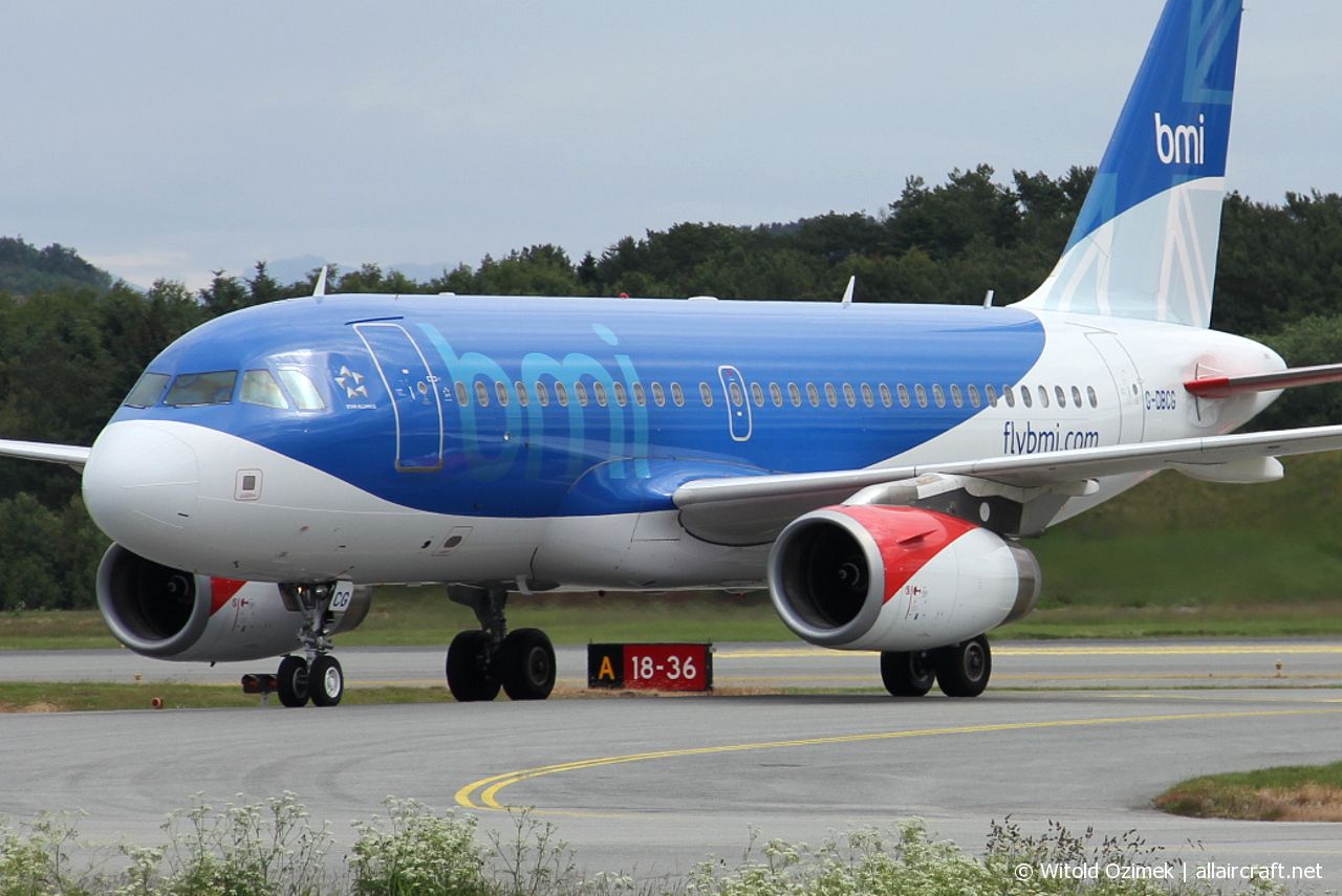 G-DBCG · Airbus A319-131 · (SVG / ENZV)