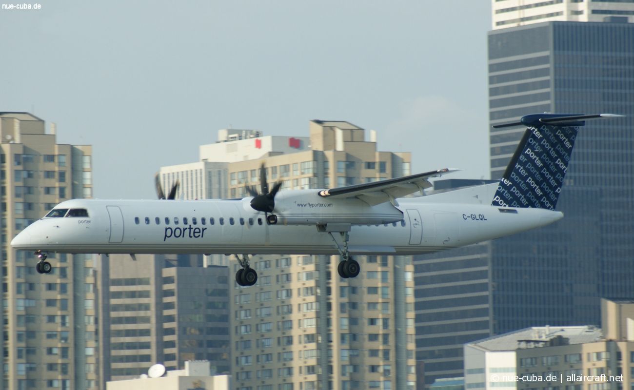 C-GLQL · Bombardier Dash 8-Q402 · (YTZ / CYTZ)