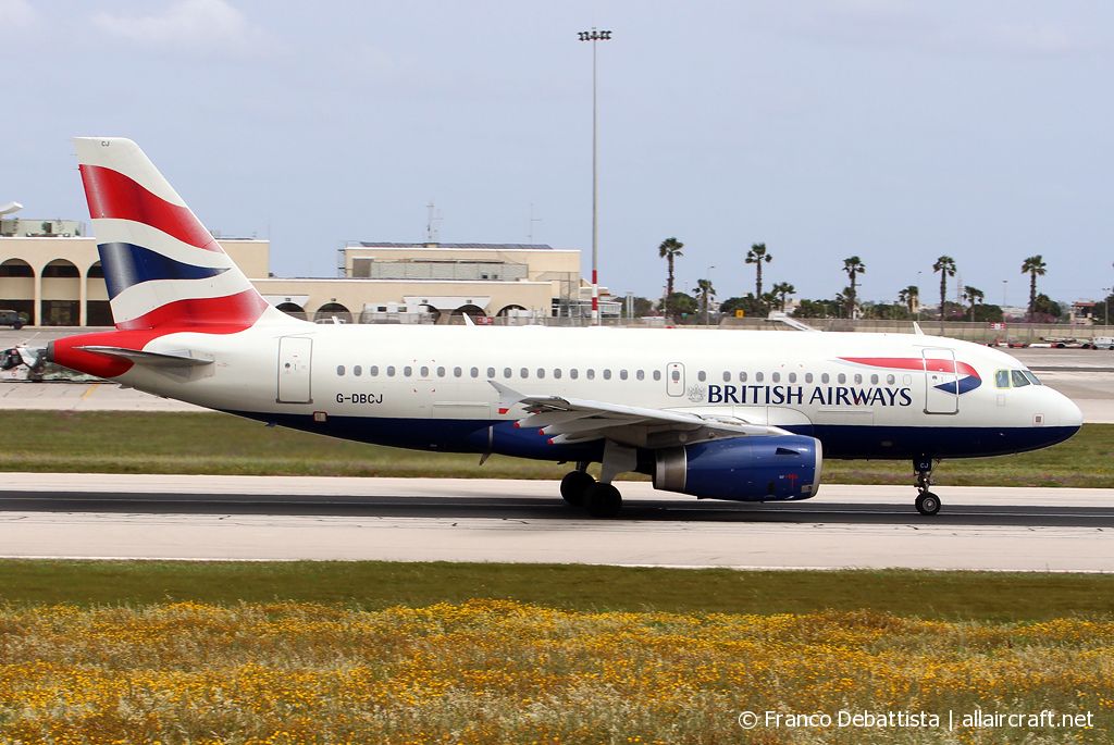 G-DBCJ · Airbus A319-131 · (MLA / LMML)