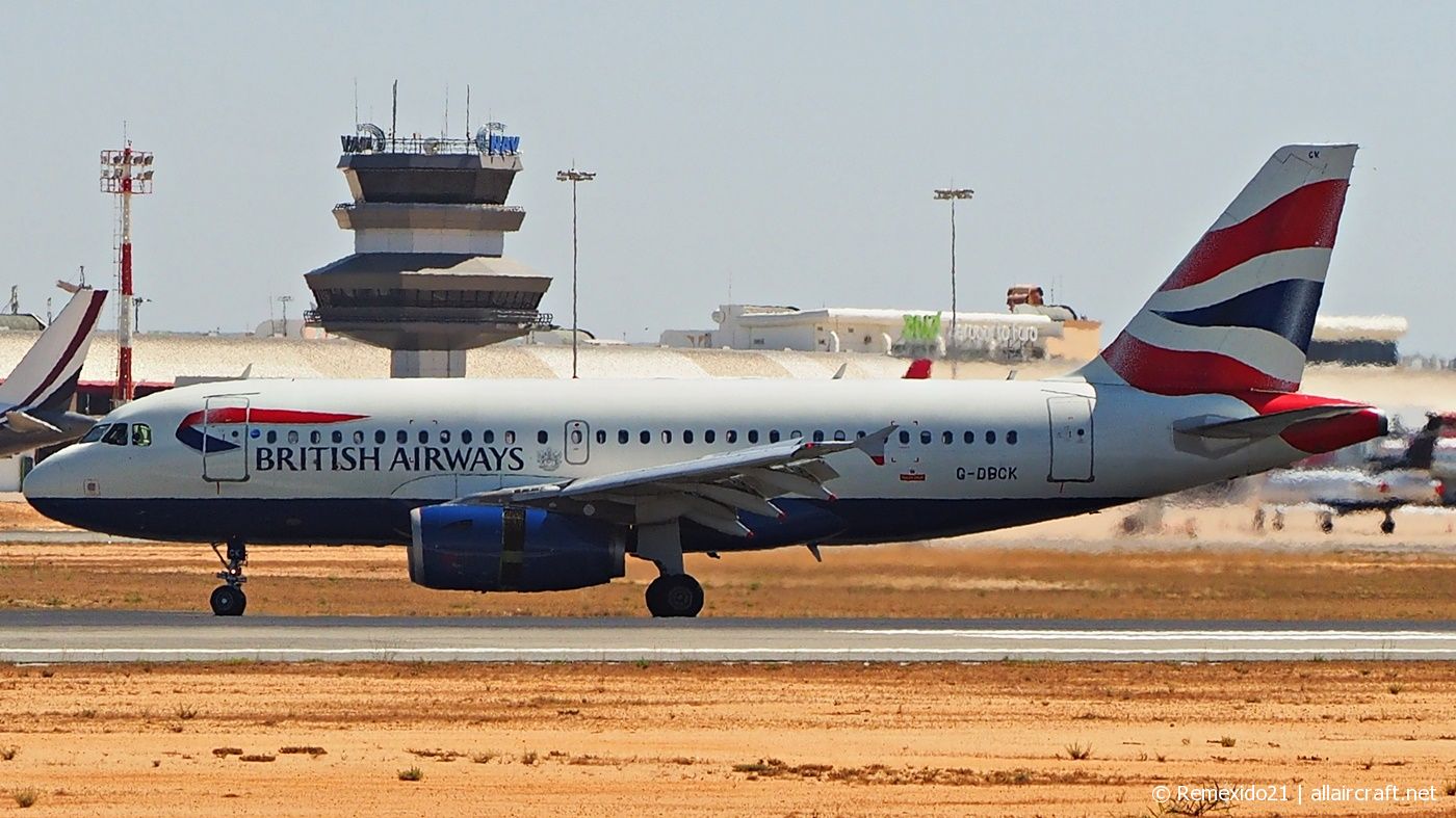 G-DBCK · Airbus A319-131 · (FAO /LPFR)