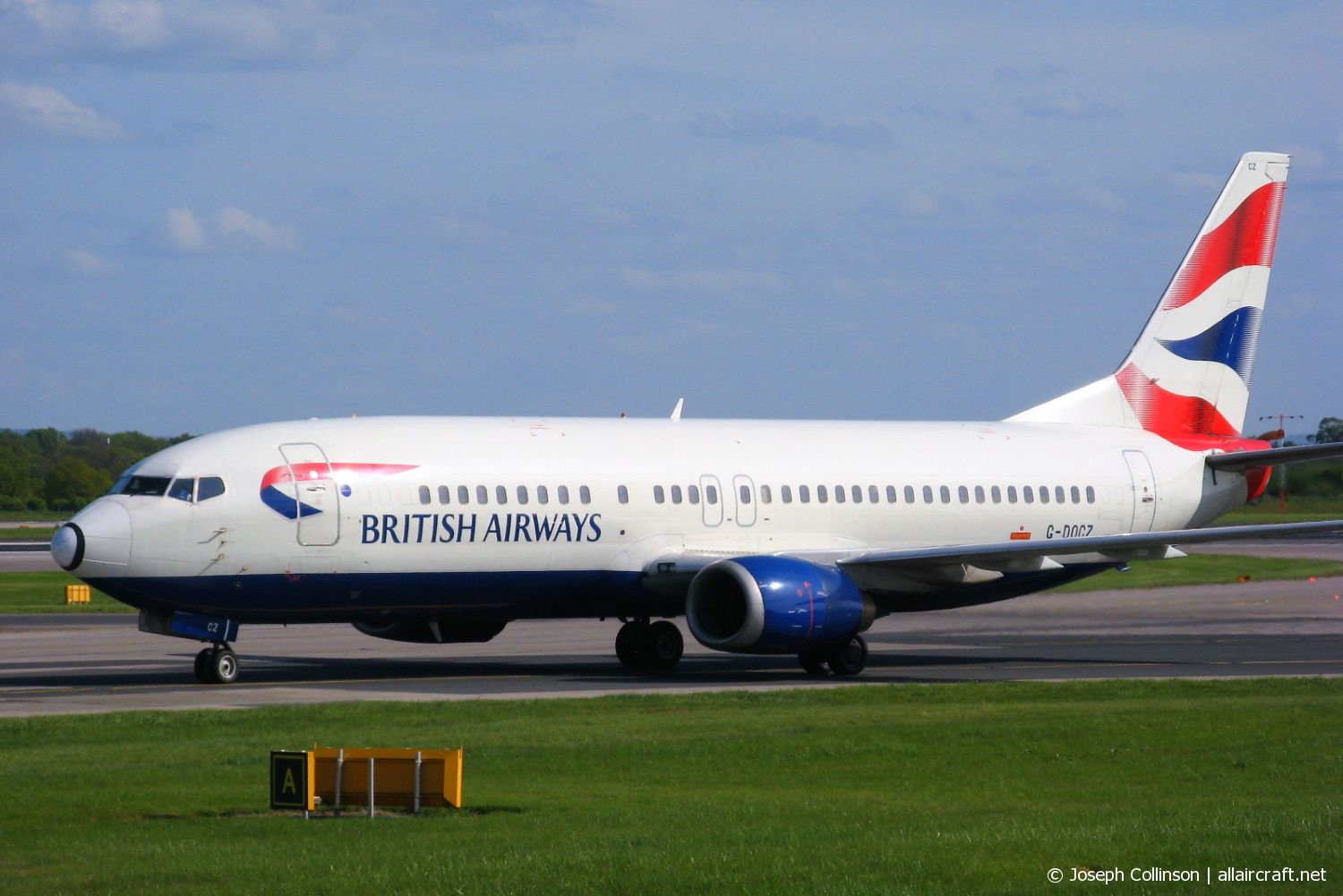 G-DOCZ · Boeing 737-436 · (MAN / EGCC)