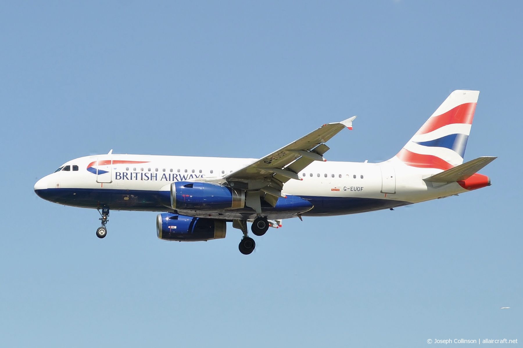 G-EUOF · Airbus A319-131 · (LHR / EGLL)