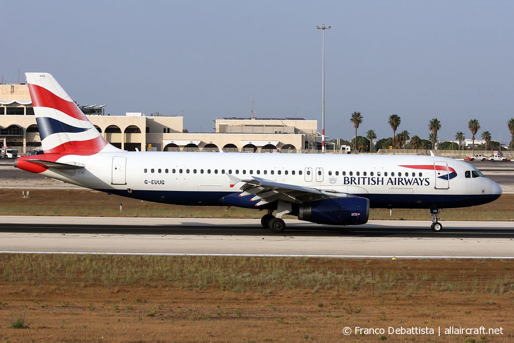 G-EUUG · Airbus A320-232 · (MLA / LMML)