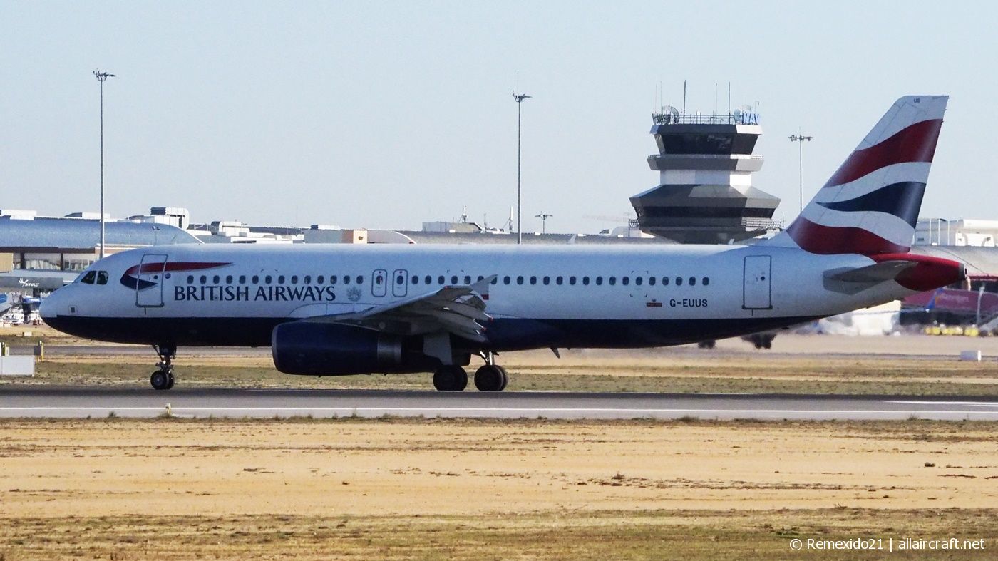 G-EUUS · Airbus A320-232 · (FAO / LPFR)