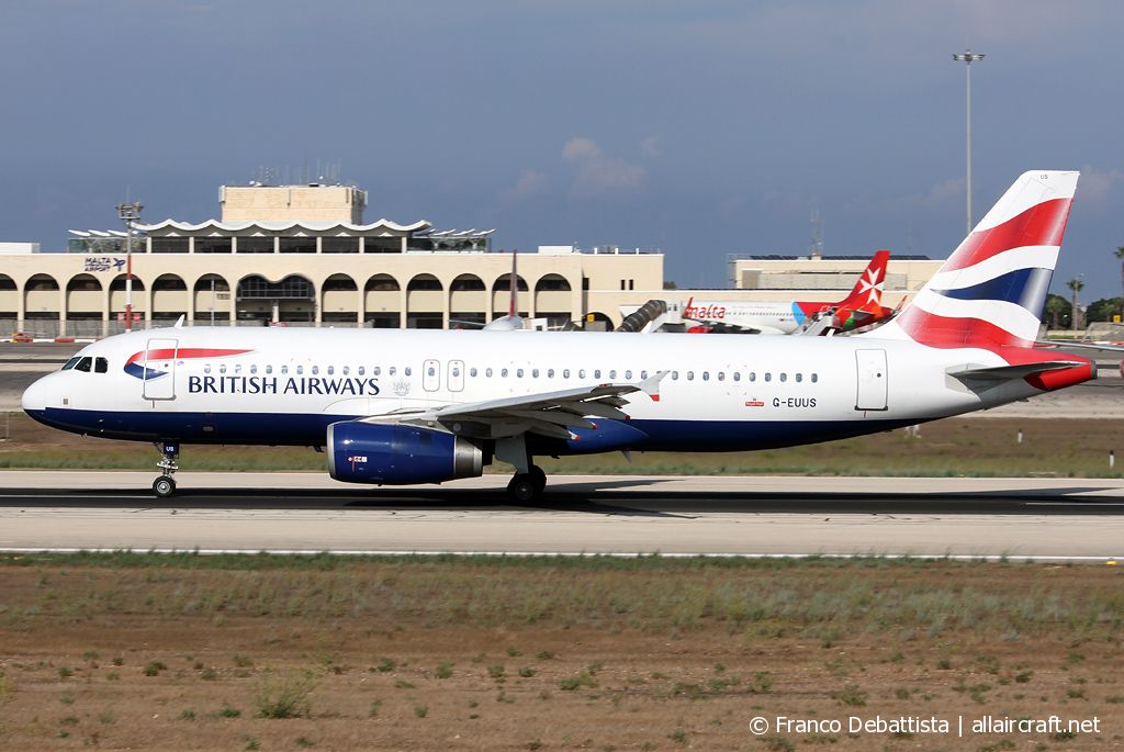 G-EUUS · Airbus A320-232 · (MLA / LMML)