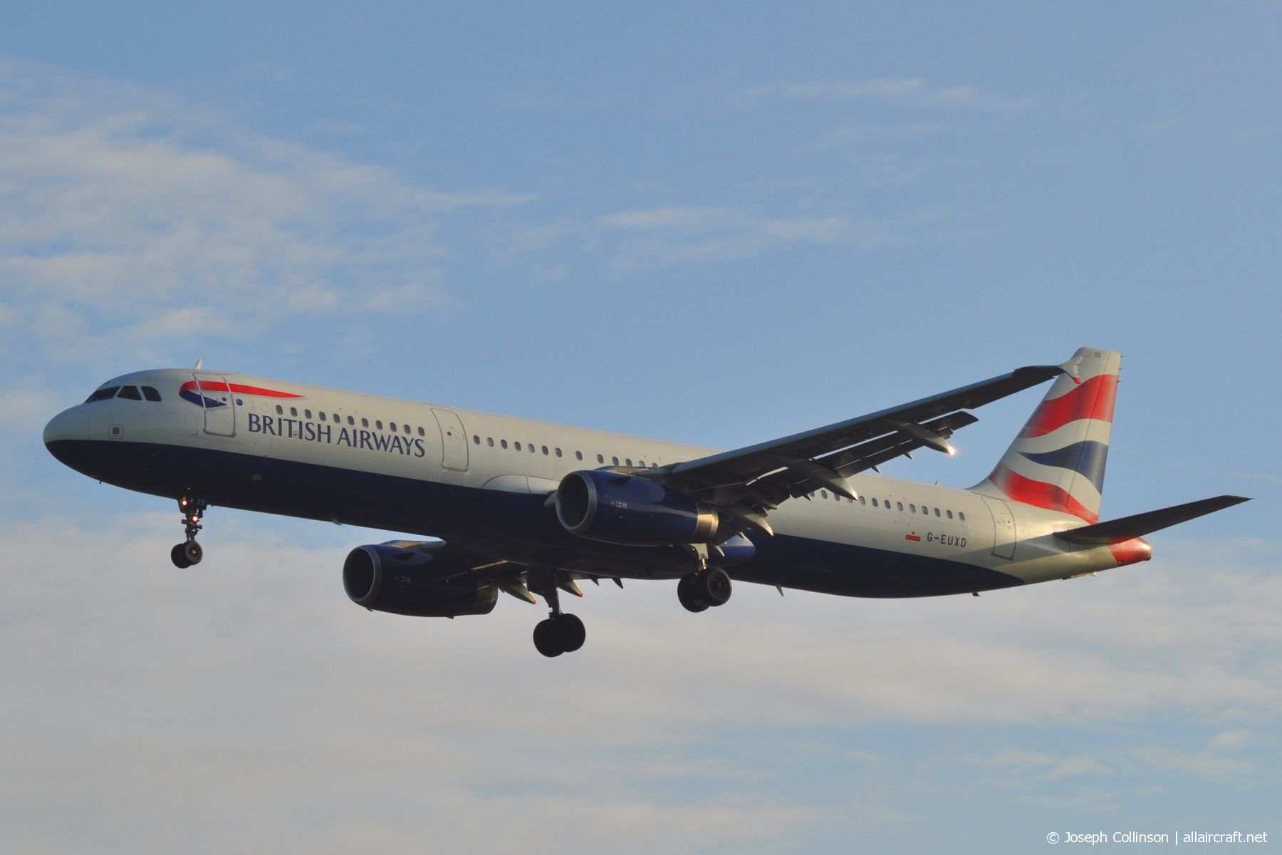G-EUXD · Airbus A321-231 · (LHR / EGLL)