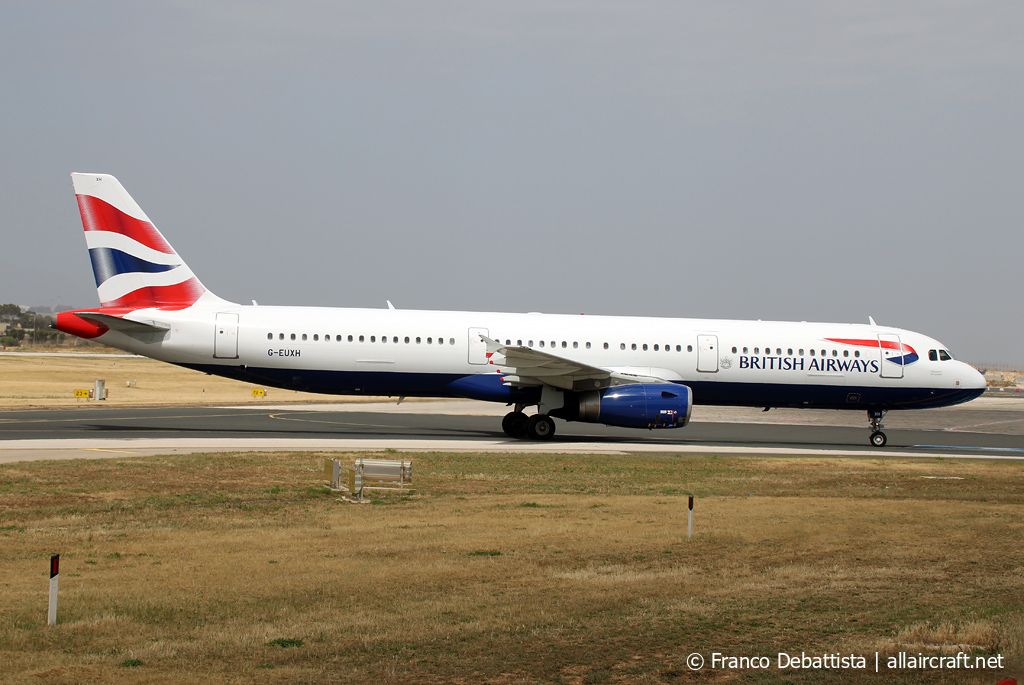 G-EUXH · Airbus A321-231 · (MLA / LMML)