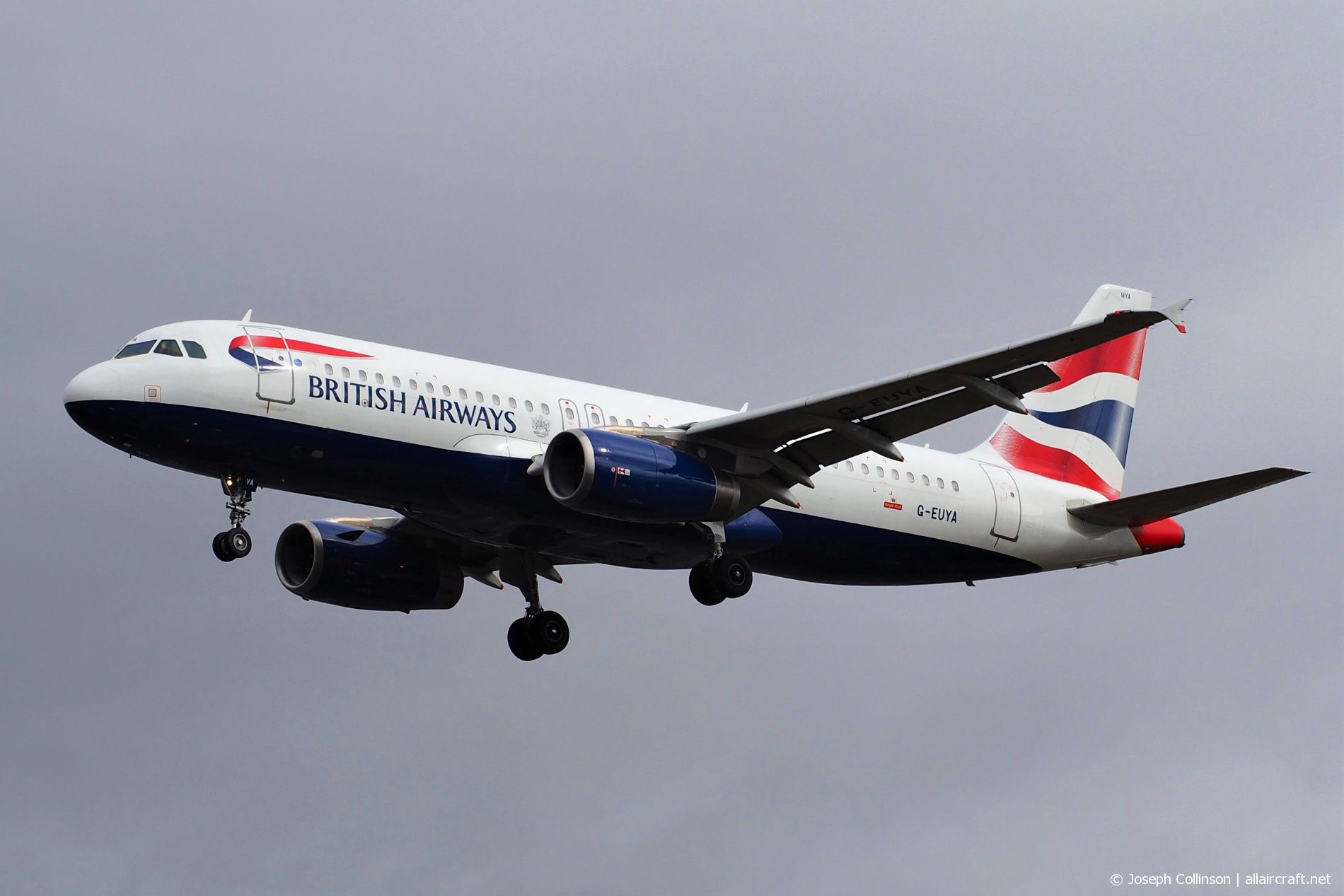 G-EUYA · Airbus A320-232 · (LHR / EGLL)