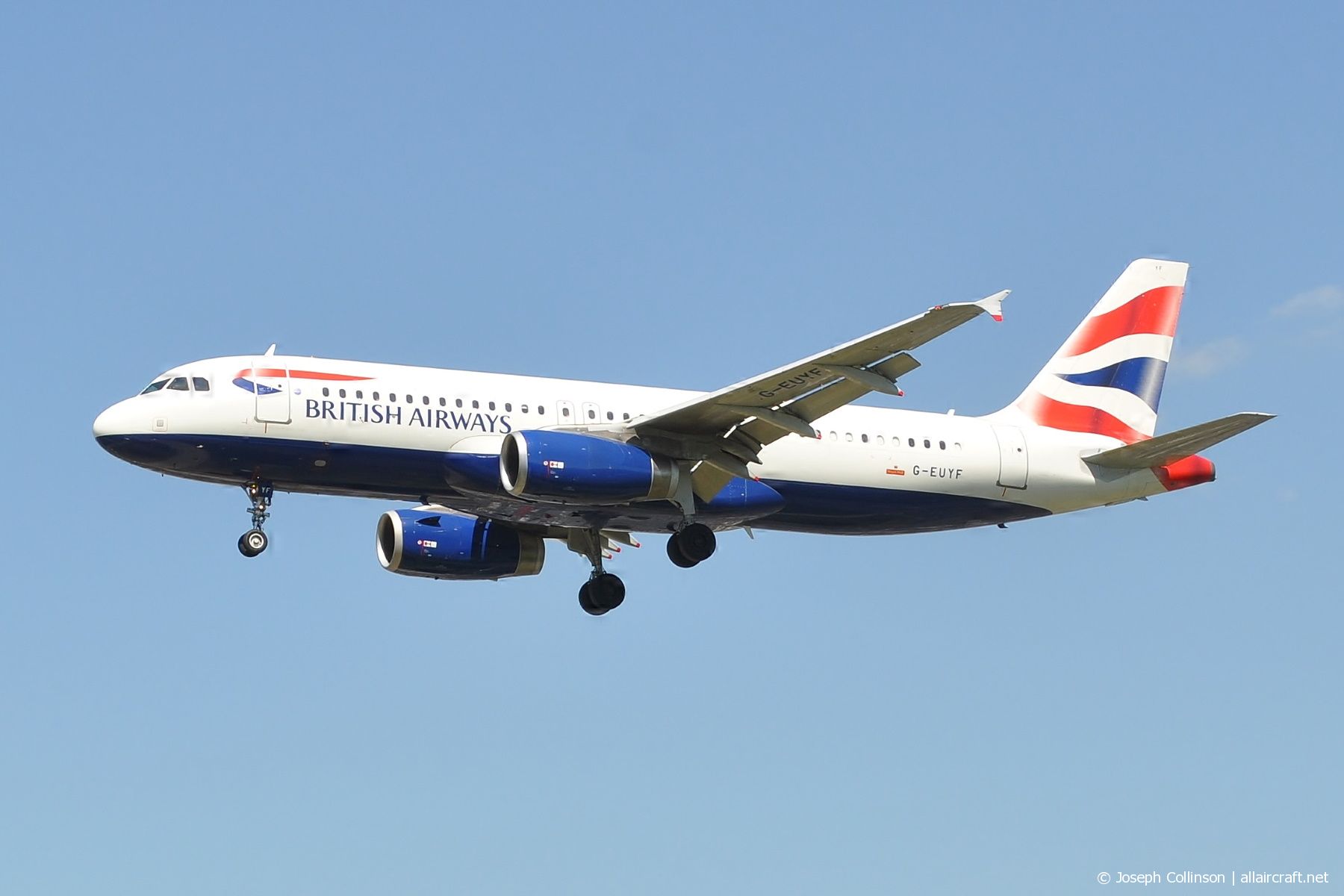 G-EUYF · Airbus A320-232 · (LHR / EGLL)