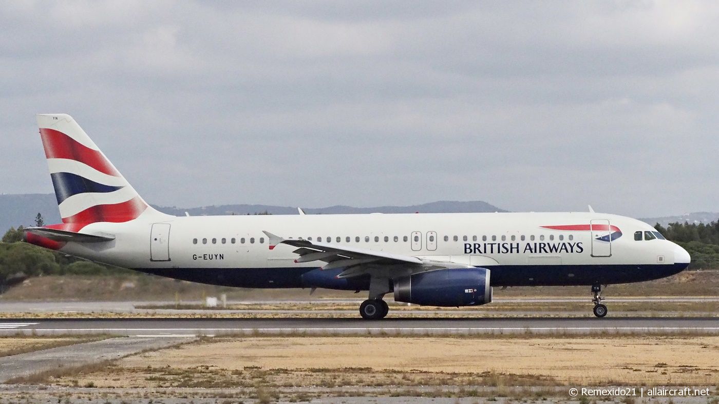 G-EUYN · Airbus A320-232 · (FAO / LPFR)