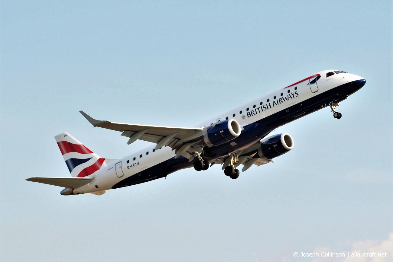 G-LCYU · Embraer 190-100SR · (LCY / EGLC)