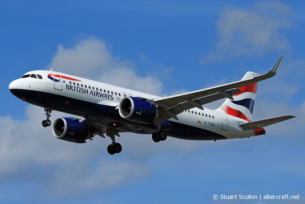 G-TTNI · Airbus A320-251N · (LHR / EGLL)