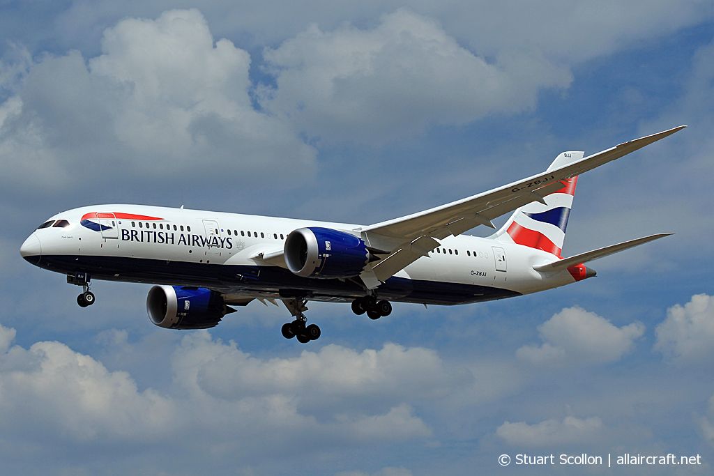 G-ZBJJ · Boeing 787-8 Dreamliner · (LHR / EGLL)