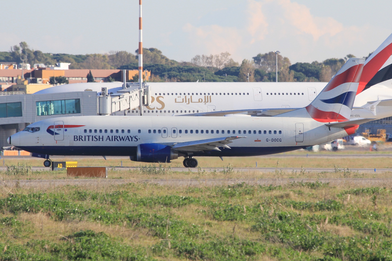 G-DOCG · Boeing 737-436 · (FCO / LIRF)