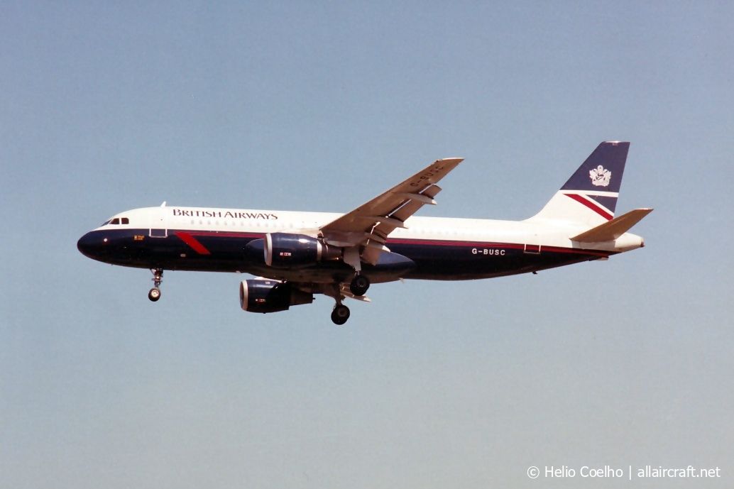 G-BUSC · Airbus A320-111 · (LHR / EGLL)