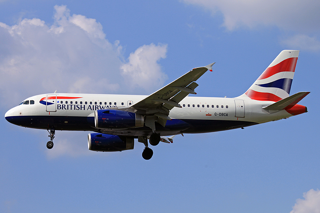 G-DBCA · Airbus A319-131 · (LHR / EGLL)