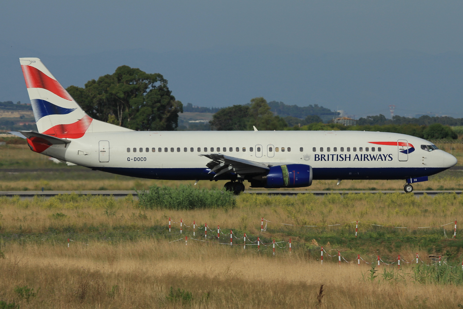 G-DOCO · Boeing 737-436 · (FCO / LIRF)