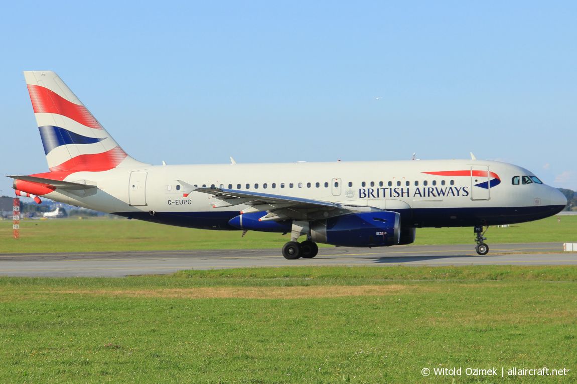 G-EUPC · Airbus A319-131 · (SVG / ENZV)