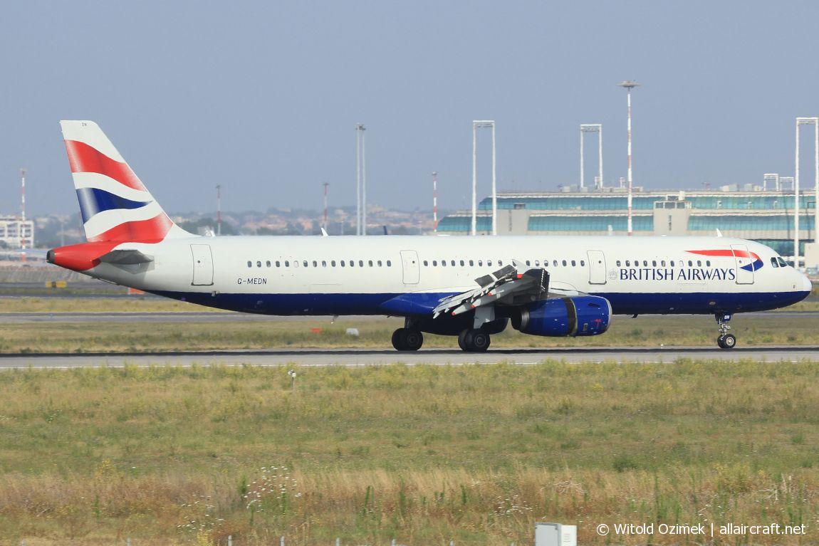 G-MEDN · Airbus A321-231 · (FCO / LIRF)