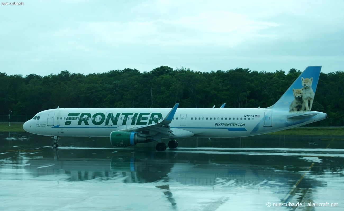 N721FR · Airbus A321-211(WL) · (CUN / MMUN)