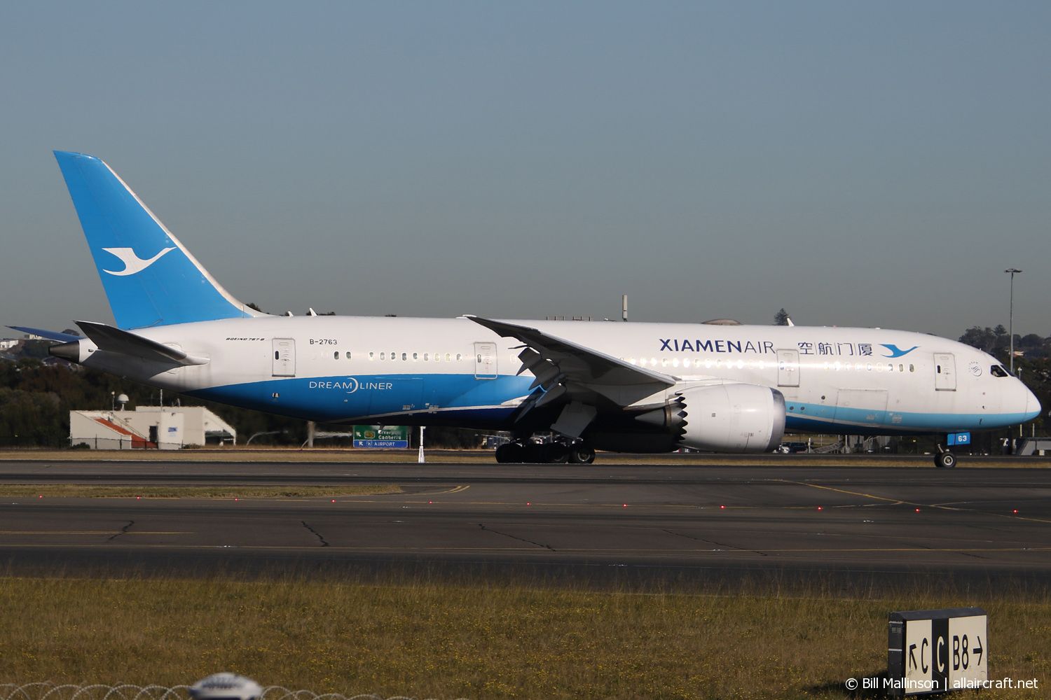 B-2763 · Boeing 787-8 Dreamliner · (SYD / YSSY)