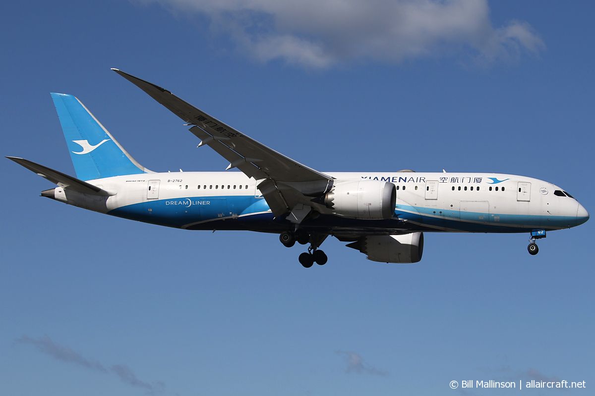 B-2762 · Boeing 787-8 Dreamliner · SYD / YSSY