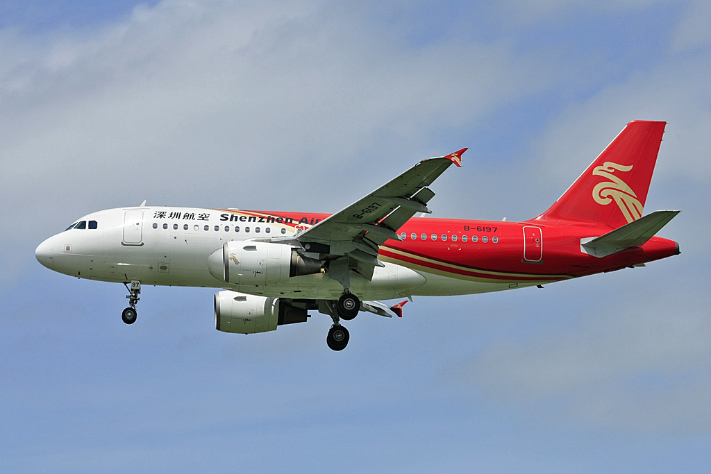 B-6197 · Airbus A319-112 · (SZX / ZGSZ)
