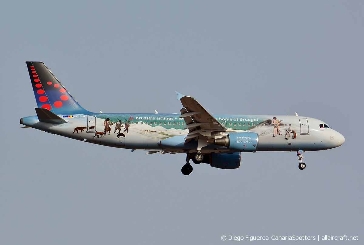 OO-SNE · Airbus A320-214 · (LPA / GCLP)
