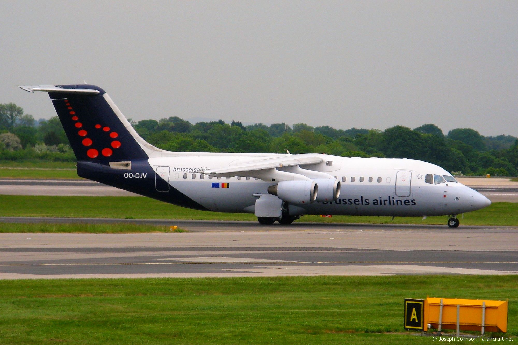OO-DJV · British Aerospace Avro RJ85 · (MAN / EGCC)