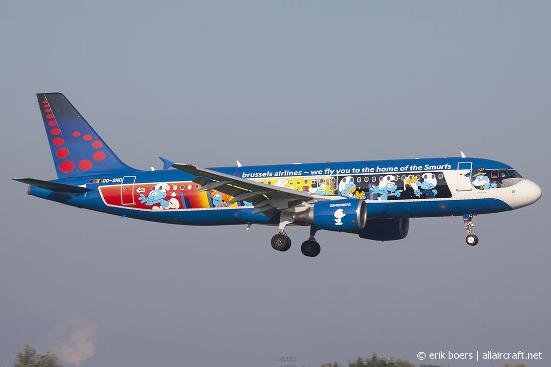 OO-SND · Airbus A320-214 · (BRU / EBBR)