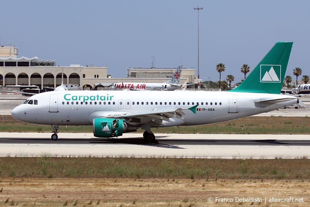 YR-ABA · Airbus A319-111 · (MLA / LMML)
