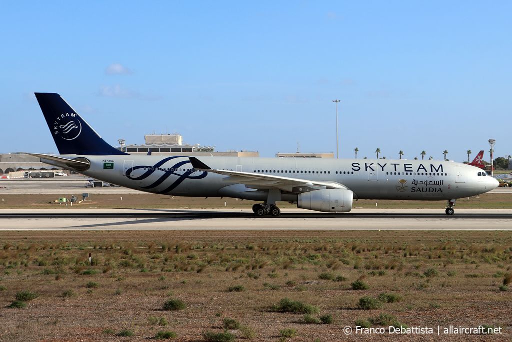 HZ-AQL · Airbus A330-343 · (MLA / LMML)
