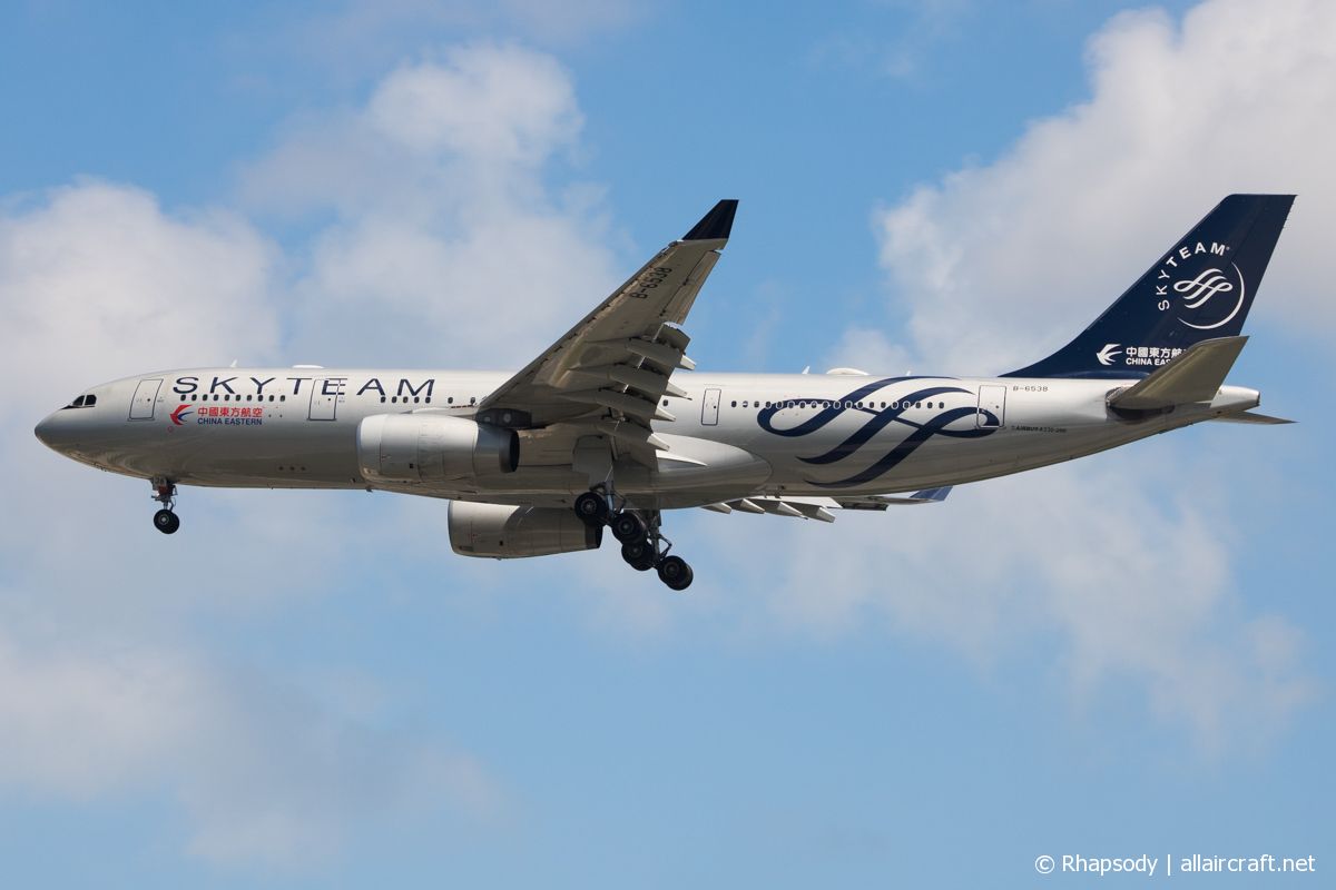 B-6538 · Airbus A330-243 · (SIN / WSSS)