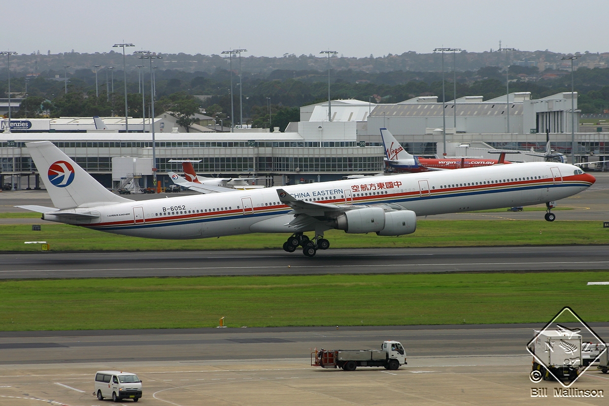 B-6052 · Airbus A340-642 · (SYD / YSSY)