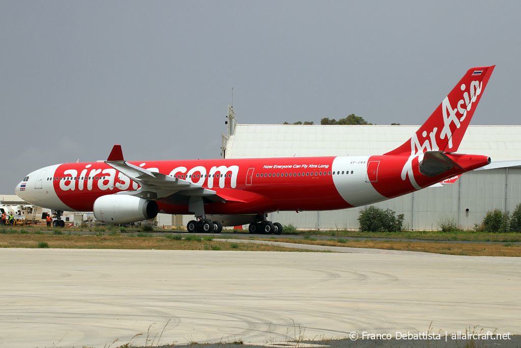 VP-CRX · Airbus A330-343 · (MLA / LMML)