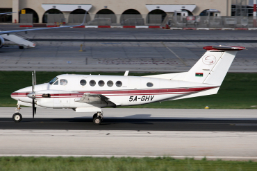 5A-GHV · Beechcraft B300 King Air 350ER · (MLA / LMML)