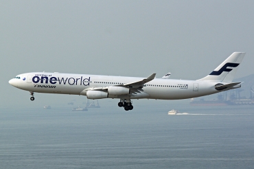 OH-LQE · Airbus A340-313 · (HKG / VHHH)