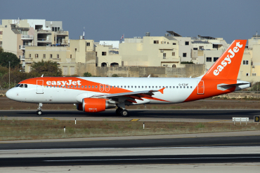 G-EZUF · Airbus A320-214 · (MLA / LMML)