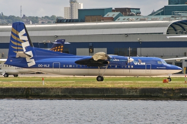 OO-VLZ · Fokker 50 · (LCY / EGLC)