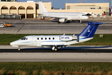 OY-NFA · Cessna 650 Citation VII · (MLA / LMML)