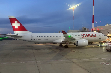 HB-JCN · Bombardier CSeries CS300 · (FCO / LIRF)