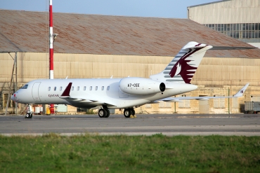 A7-CEE · Bombardier BD-700-1A11 Global 5000 · (MLA / LMML)