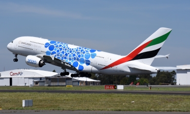A6-EOQ · Airbus A380-861 · (JNB / FAOR)