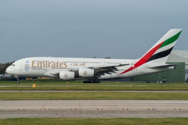 A6-EDQ · Airbus A380-861 · (MAN / EGCC)