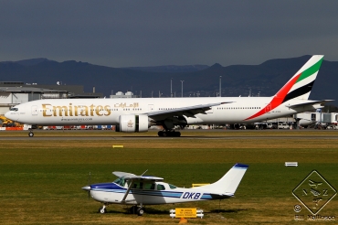 A6-ECR · Boeing 777-31H/ER · (CHC / NZCH)