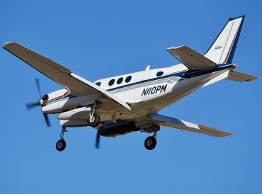 N110PM · Raytheon C90B King Air · (LPA / GCLP)
