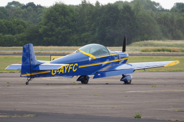 G-AYFC · Druine D.62B Condor · (EGCM)