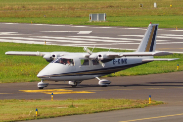 G-KIMK · Partenavia P-68B · (GLO / EGBJ)