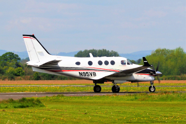 N95VB · Beechcraft C90GTI King Air · (EGCV)